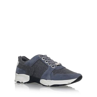 Carvela Grey 'Latin' flat lace up sneakers